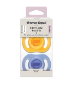 Tommee Tippee ultralight silicone soothers. 2 pack, 6 - 18months