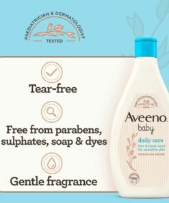 Alternative view of Aveeno Baby Gentle Bath and Wash. 400ml