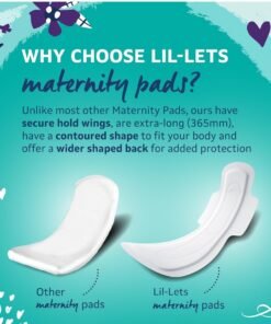 Alternative view of Lil-Lets Maternity Postpartum Pads. 10 pack.