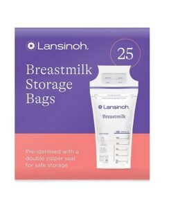 Lansinoh Breastmilk Storage Pouches. 25pack, 180ml