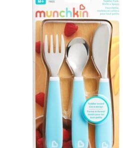 Munchkin Splash Toddler Cutlery Set (Fork, Knife & Spoon) 3 pack.