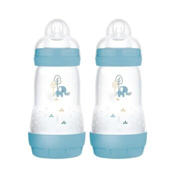 Award winning Mam Easy Start Self Sterilising anti colic 260ml 2 pack