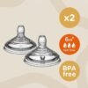 Tommee Tippee Advanced Anticolic Teats. Size 2&3.
