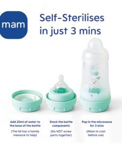 Alternative view of Award winning Mam Easy Start Self Sterilising anti colic 260ml 2 pack