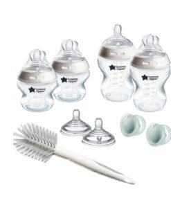 New Tommee Tippee Closure to Nature Newborn starter set. Clear. Self Sterilizing.