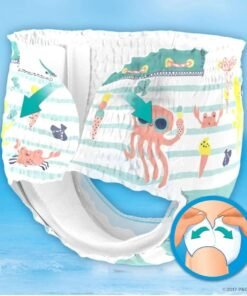 Alternative view of Pampers Splashers 360 Disposable swimming diapers.