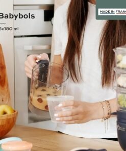 Alternative view of Babymoov Babybol Airtight Baby Food Storage Containers, 180 ml, Pack of 6, multicolor.