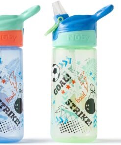 Nuby Mighty Swig Water Bottle - No Spill Active Toddler Sippy Cup | 360 ml.