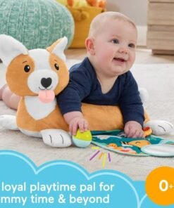 Alternative view of Fisher-Price Baby Tummy Time Toys, 3-in-1 Plush Puppy Wedge.