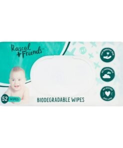 Rascal + Friends Biodegradable Wipes. 52 pack