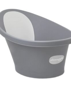 Alternative view of Shnuggle Newborn Baby Bath. White/Slate Grey