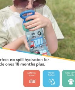Alternative view of Nuby Super Quench Water Bottle-No Spill Active Toddler Sippy Cup|540ml.