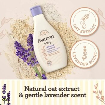 Aveeno Baby Calming Comfort Bedtime Bath and Wash, 250 ml.