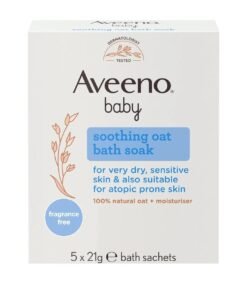 Aveeno Baby Soothing Oat Bath Sachets, 21 g (Pack of 5