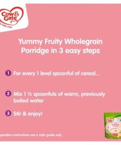 Alternative view of Cow & Gate Fruity Wholegrain Porridge 6m+ 125g