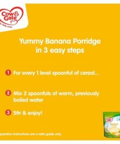 Alternative view of Cow and Gate Creamy Banana Porridge (4-6m+) 125g