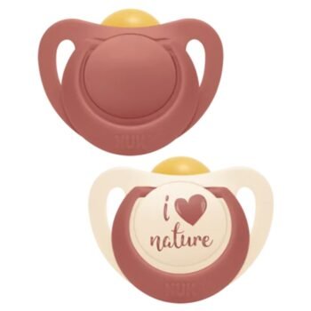 NUK for Nature Baby Dummy. 2 pack. 0-6, 6-18m