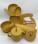 Silicone Baby Feeding (Weaning) Set by OWNIX (Set of 7)