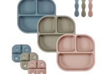 PandaEar Suction Plates for Weaning. 1 Plate & 1 Matching Spoon.