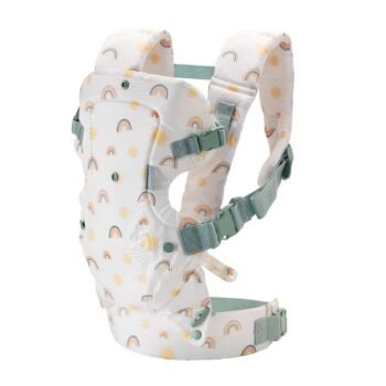 Infantino Flip Advanced 4-in-1 Carrier with Bib - Ergonomic Rainbow Camo