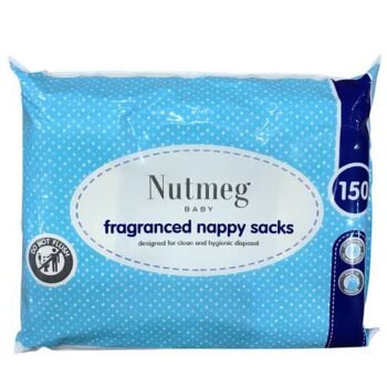 Nutmeg Nappy Sacks. 150 pack