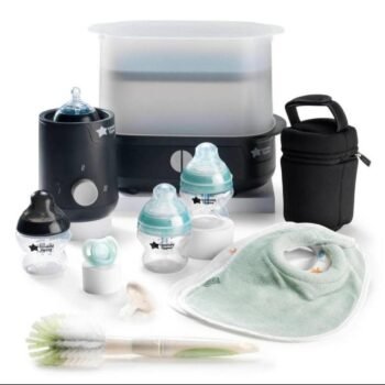 Tommee Tippee Complete Feeding Set. Black/White