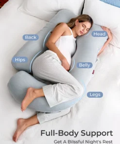 momcozy u shaped pregnancy pillow