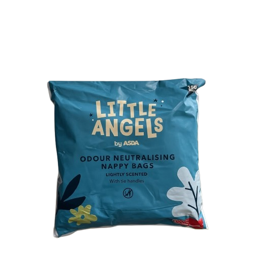 150pc Little Angels Nappy Sacks (Lightly Scented)