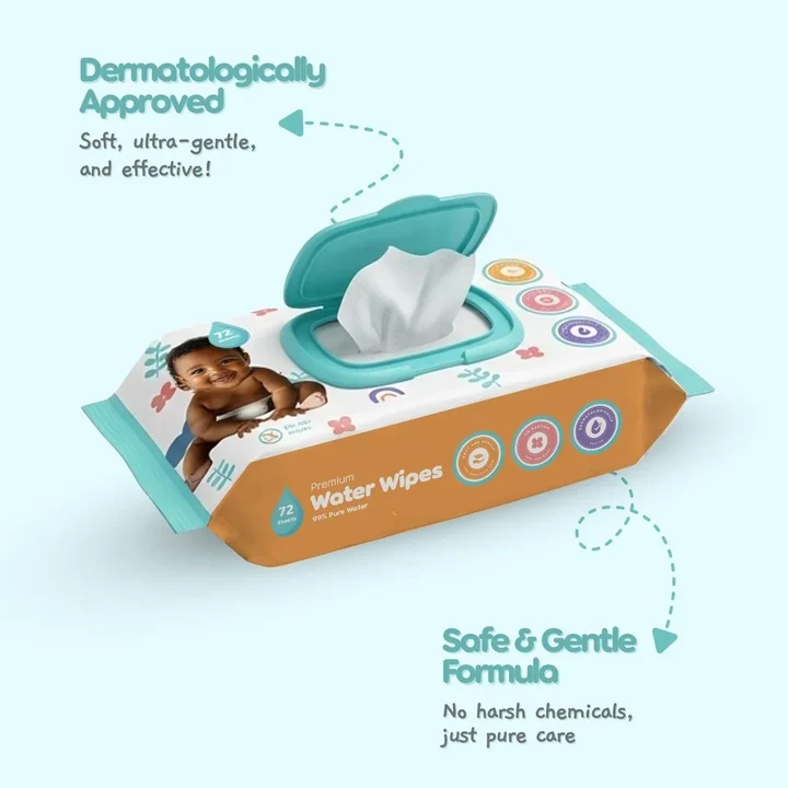 Peekaboo Premium Water Wipes - Image 3