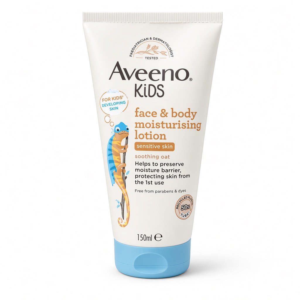 Aveeno Kids Face & Body Moisturising Lotion – Sensitive Skin 150ml