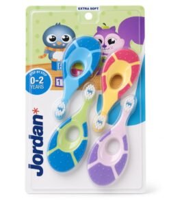 Jordan Step by Step Toothbrush – 4 Pack (0-2 Years)